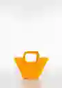 Bolso P Gentoo Amarillo Mujer Mango