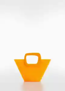 Bolso P Gentoo Amarillo Mujer Mango