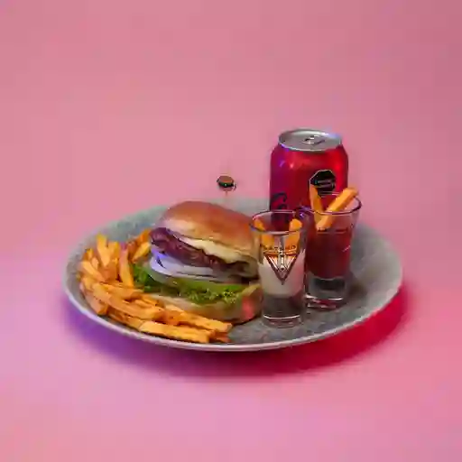 Hamburguesa clasica combo