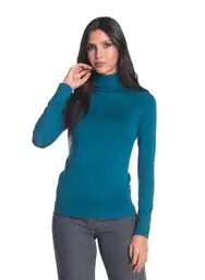 Saco Tejido Cerrado Para Mujer Azul-pe6 Talla S