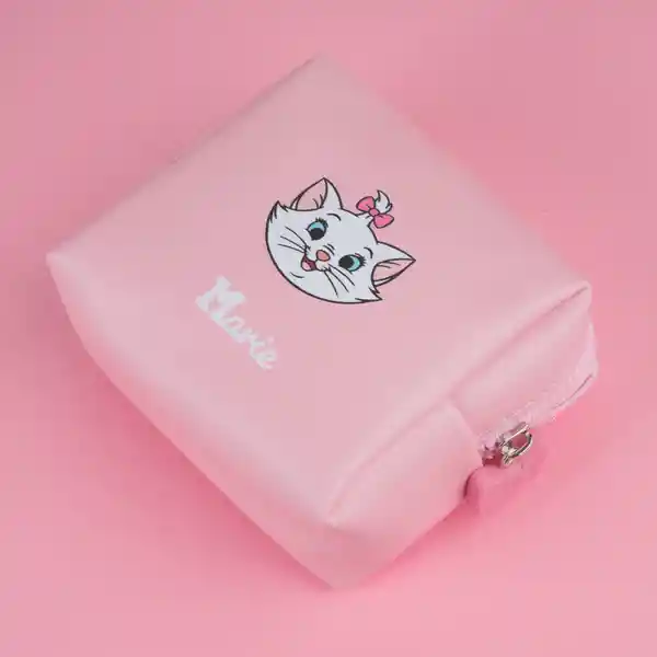 Monedero Disney Cat Colección Marie Rectangular Rosa Miniso