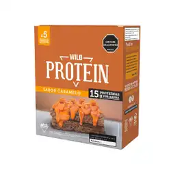 Wild Protein Barrita de Proteina Caramelo Display