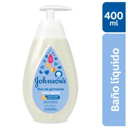 Johnson's Baño Líquido Bebé Libre de Gérmenes 400 mL