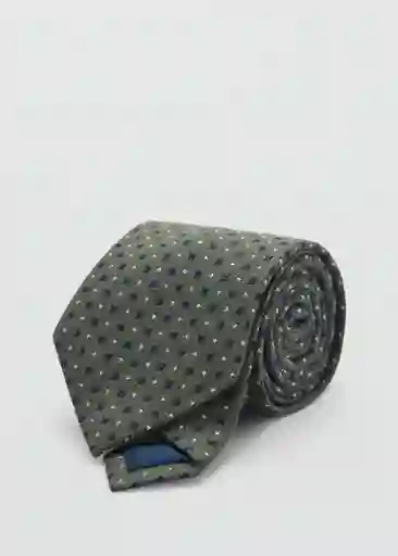 Corbata Dots8 Khaki Hombre Mango