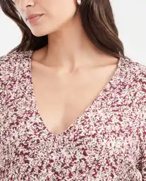 Vestido Corto Mini Flowers Dress Rojo Talla XS Chevignon
