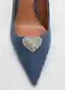 Zapatos Romos Tejano Mujer Medio Talla 35 Mango