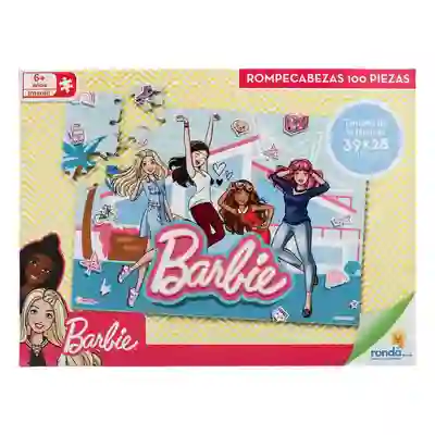 Ronda Rompecabeza Barbie 100 Pzs 12362