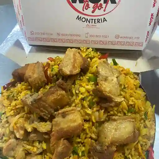 Combo arroz salteado de cerdo