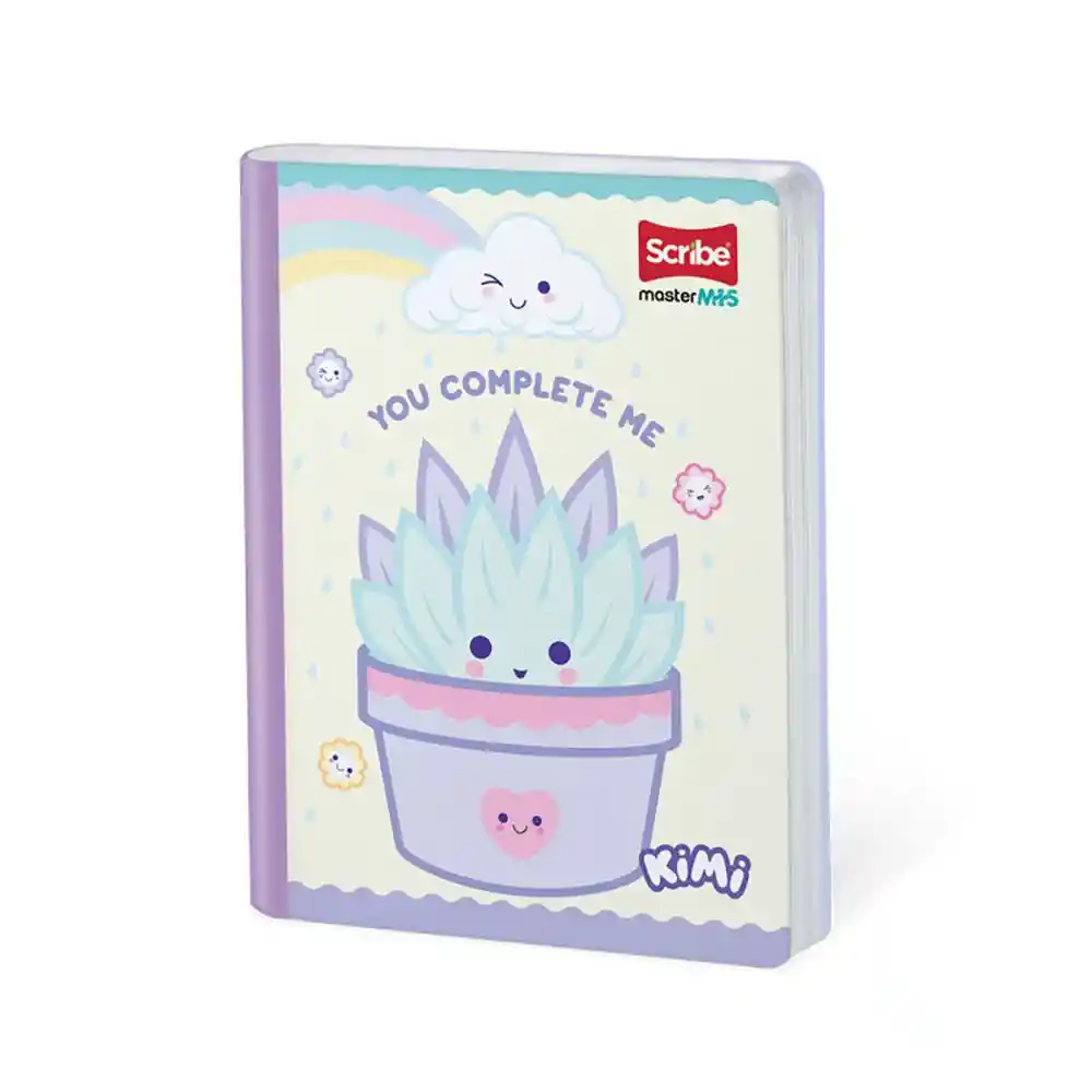 Cuaderno Kimi Master Mas Cuadriculado 100 Hojas Cosido Scribe