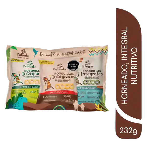Naturela Rosquilla Integrales Artesanales 232 g