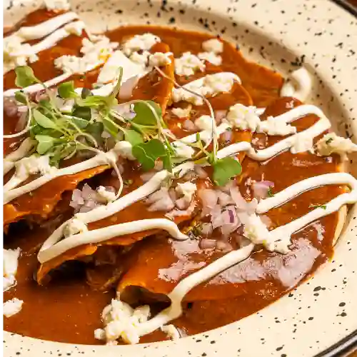 Enchiladas de Chamorrito de Cerdo