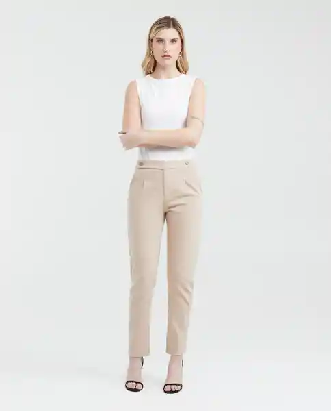 Pantalón Essential Trouse Mujer Café Quemado Claro 10 Chevignon