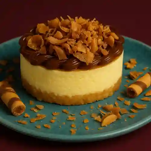 Cheesecake Crema de Avellanas y Barquillo