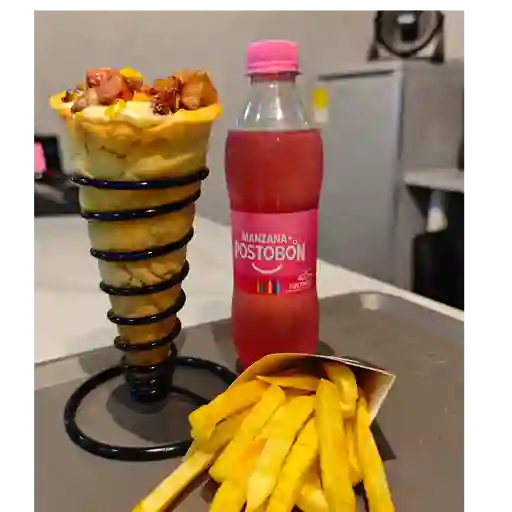 Combo (cono, papas y gaseosa)
