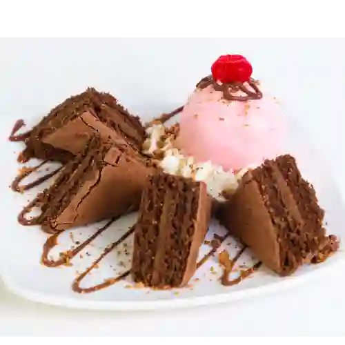 Brownie con Helado