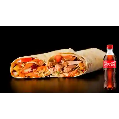 Combo Shawarma Grande + Coca Cola Original 400 ml