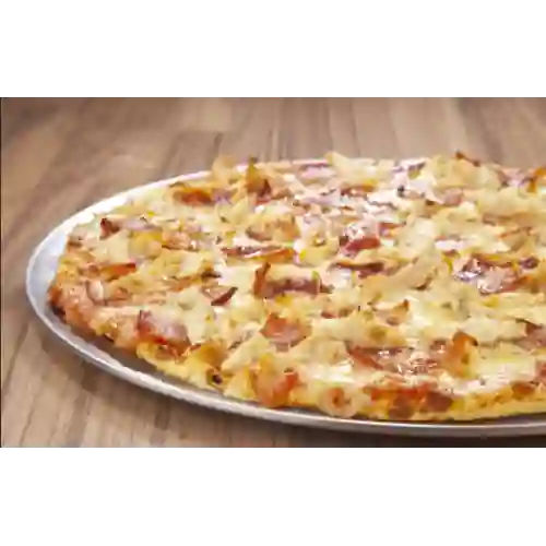 Pizza Jamon Com Pollo 30cms