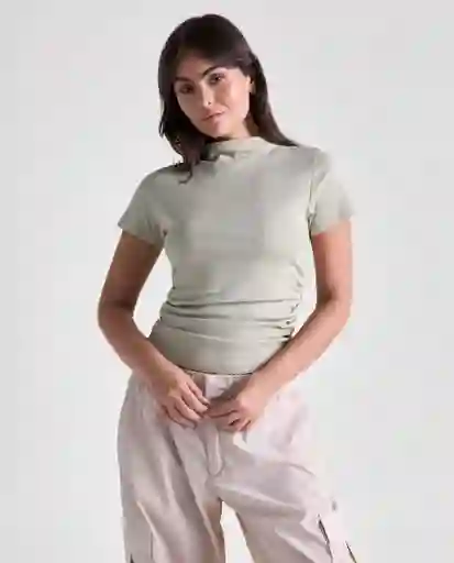 Camiseta Mujer Caqui Talla L 609G006_CAQ150513 Americanino