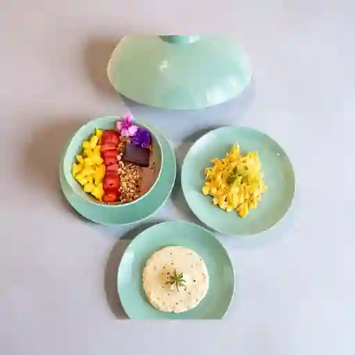 Huevos y Avena Achocolatada