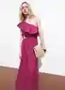 Vestido Cuty Fucsia Talla S Mujer Mango