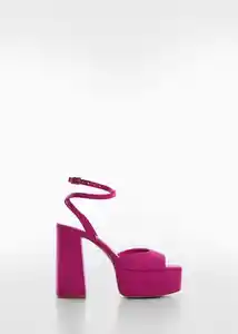 Sandalias Sou1 Fucsia Talla 42 Mujer Mango