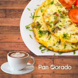 Combo Omelet de Pollo y Champiñones