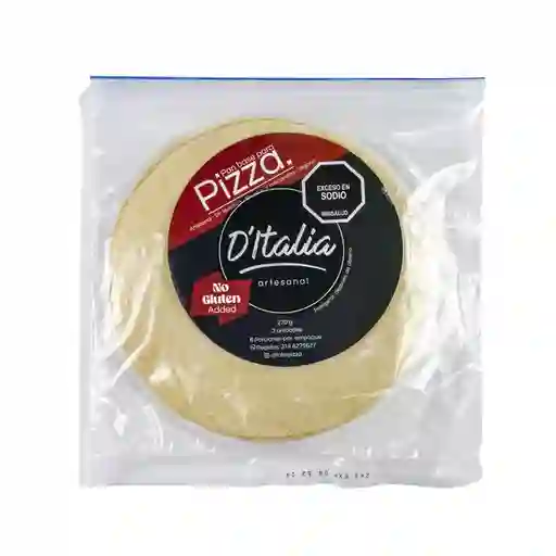 D Italia Pan Base Pizza Gluten Free
