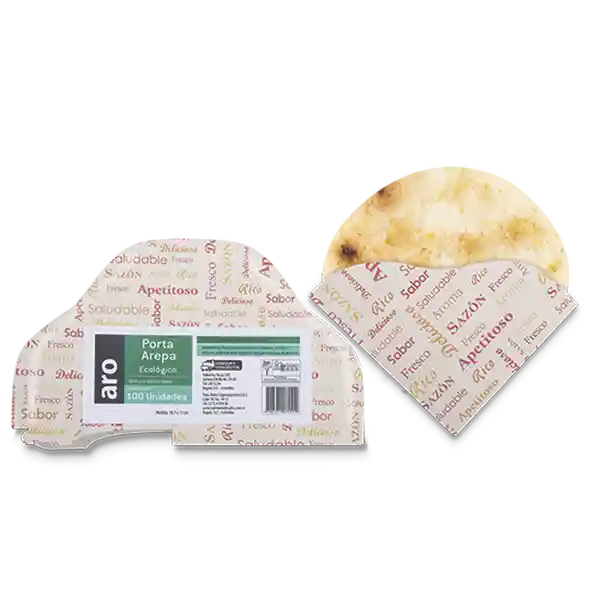 Porta Arepa Aro Carton