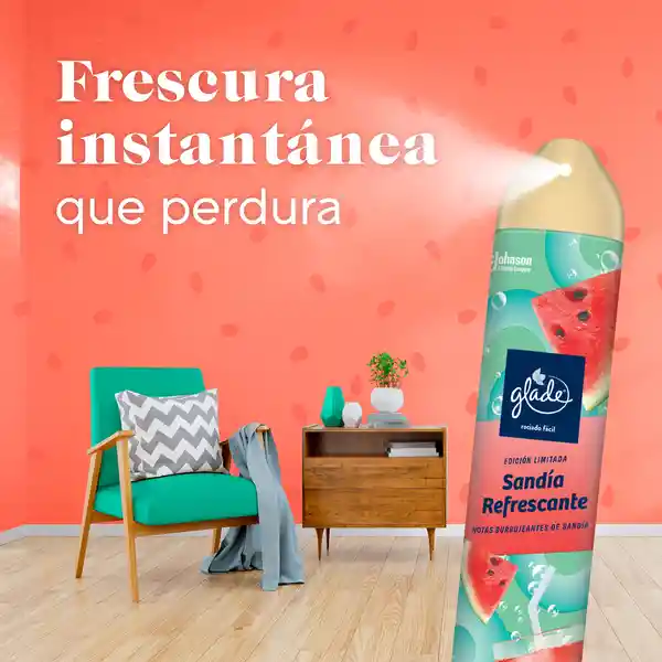 Glade Aromatizante Aerosol Edición Limitada Sandía Refrescante