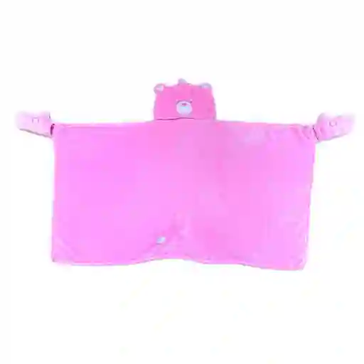Manta Con Capucha y Guantes Serie Care Bears Rosa Miniso