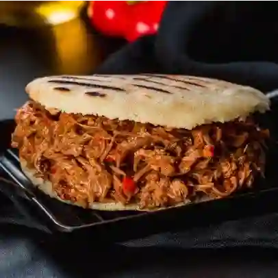 Arepa con Carne