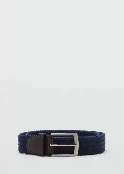 Cinturón Elastic Navy Talla 90 Hombre Mango