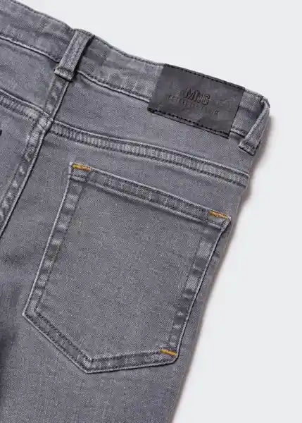 Jean Skinny Tejano Gris Talla 08 Niños Mango