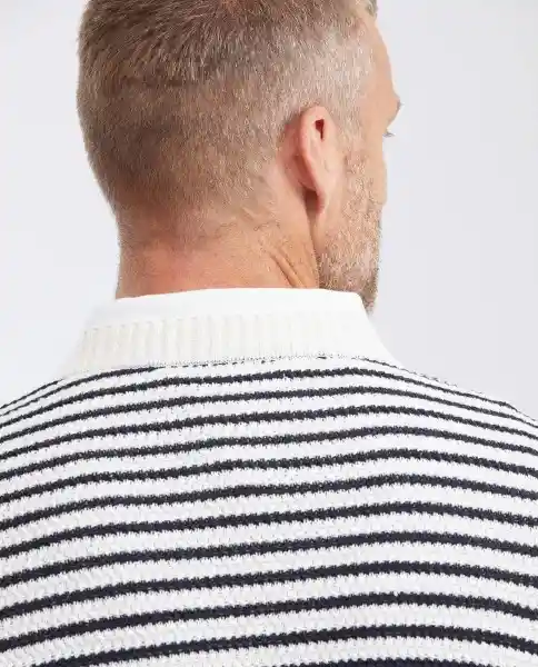 Suéter Tejido Retro Azul Marino Ultraoscuro Talla XL Chevignon