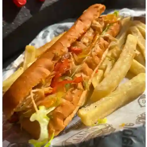 Sándwich Pollo Teriyaqui