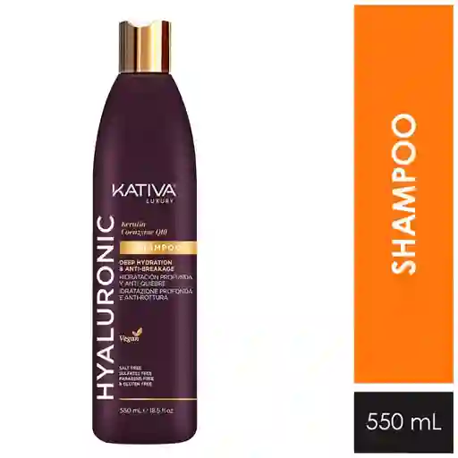 Kativa Shampooluxury Hyaluronic 550Ml