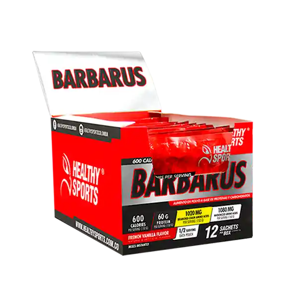 Barbarus Suplemento Dietario 12 Servicios