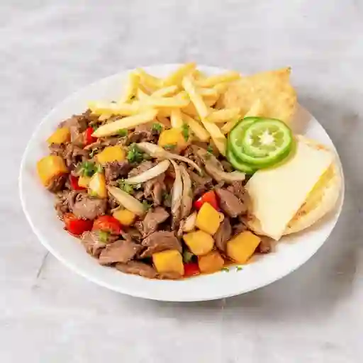 Solomito Saltado Tipo Peruano