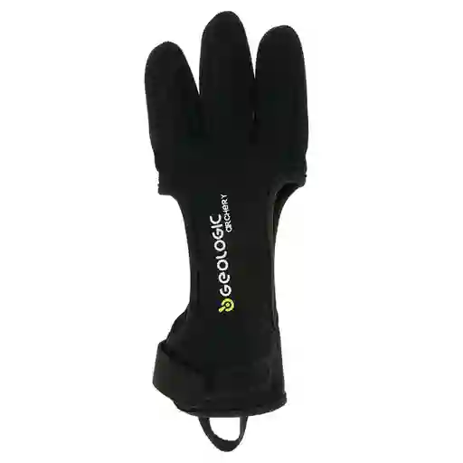 Geologic Guante Protección Tiro Con Arco Negro Talla L