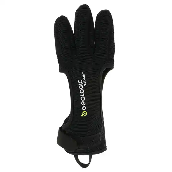 Geologic Guante Protección Tiro Con Arco Negro Talla L