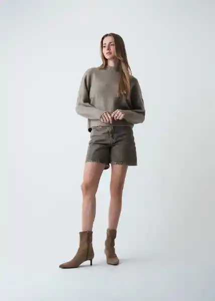 Tejido Mujer Gris Rocoso Claro Talla L Naf Naf