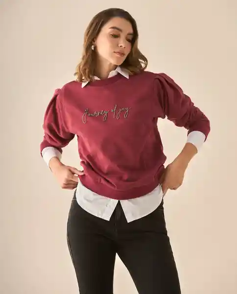 Buzo Rojo Cordobés Ultraoscuro Talla M 683G001 Esprit