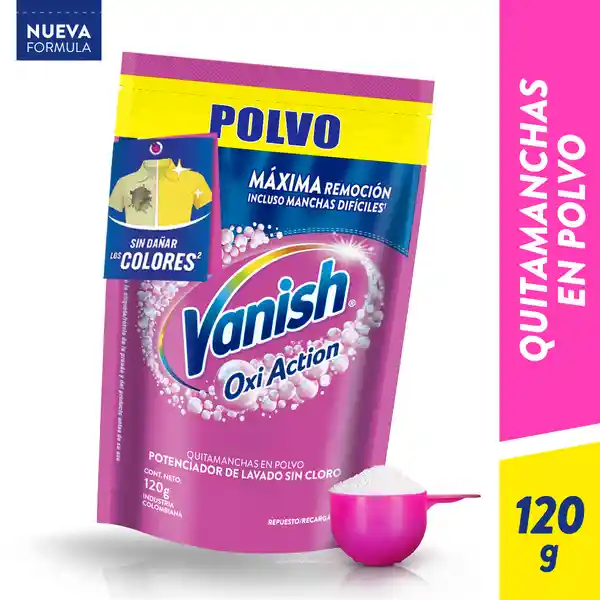 Vanish Desmanchador en Polvo Rosa 120 g