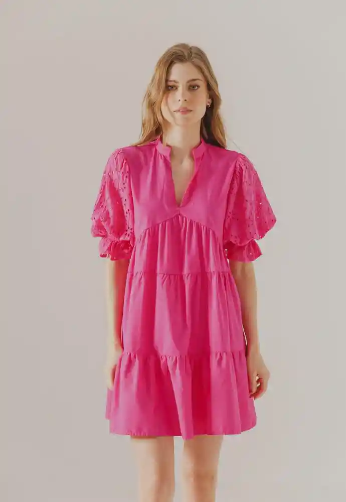 Vestido Corto L - Magenta