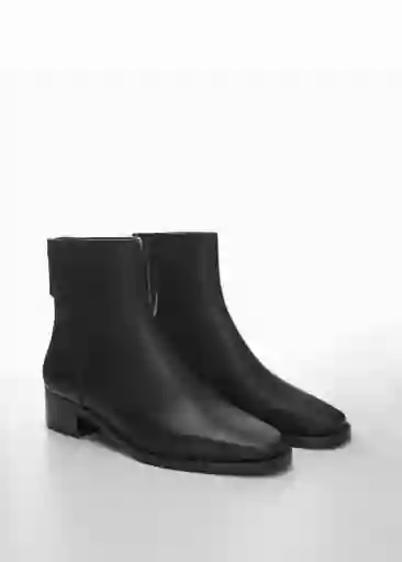 Botines es Kas Negro Talla 38 Mujer Mango