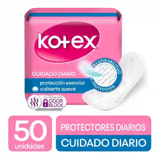 Kotex Protectores Diarios Femeninos Cuidado Diario