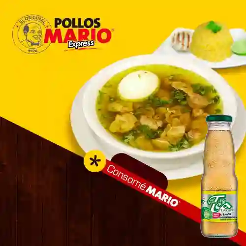 Combo Consome Mario + Mr Tea Té Verde Limón 500 ml