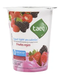 Taeq Yogurt Light en Calorías Frutos Rojos