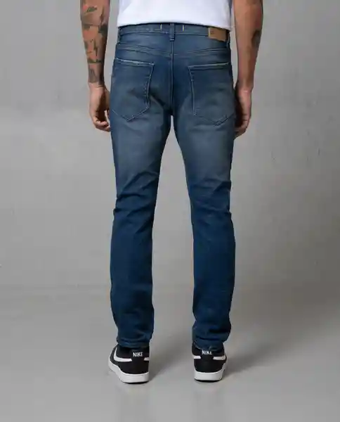 Jean Súper Slim Hombre Azul Denim Medio T 40 62162 Rifle