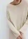 Jersey Pijama Avellana Beige Talla S Mujer Mango